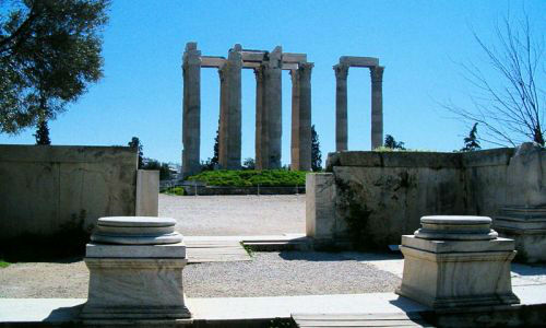 Статуята на Зевс - Храмът на Зевс - Атина