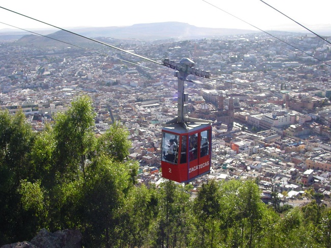 Кабинковият лифт над Сакатекас,  Мексико